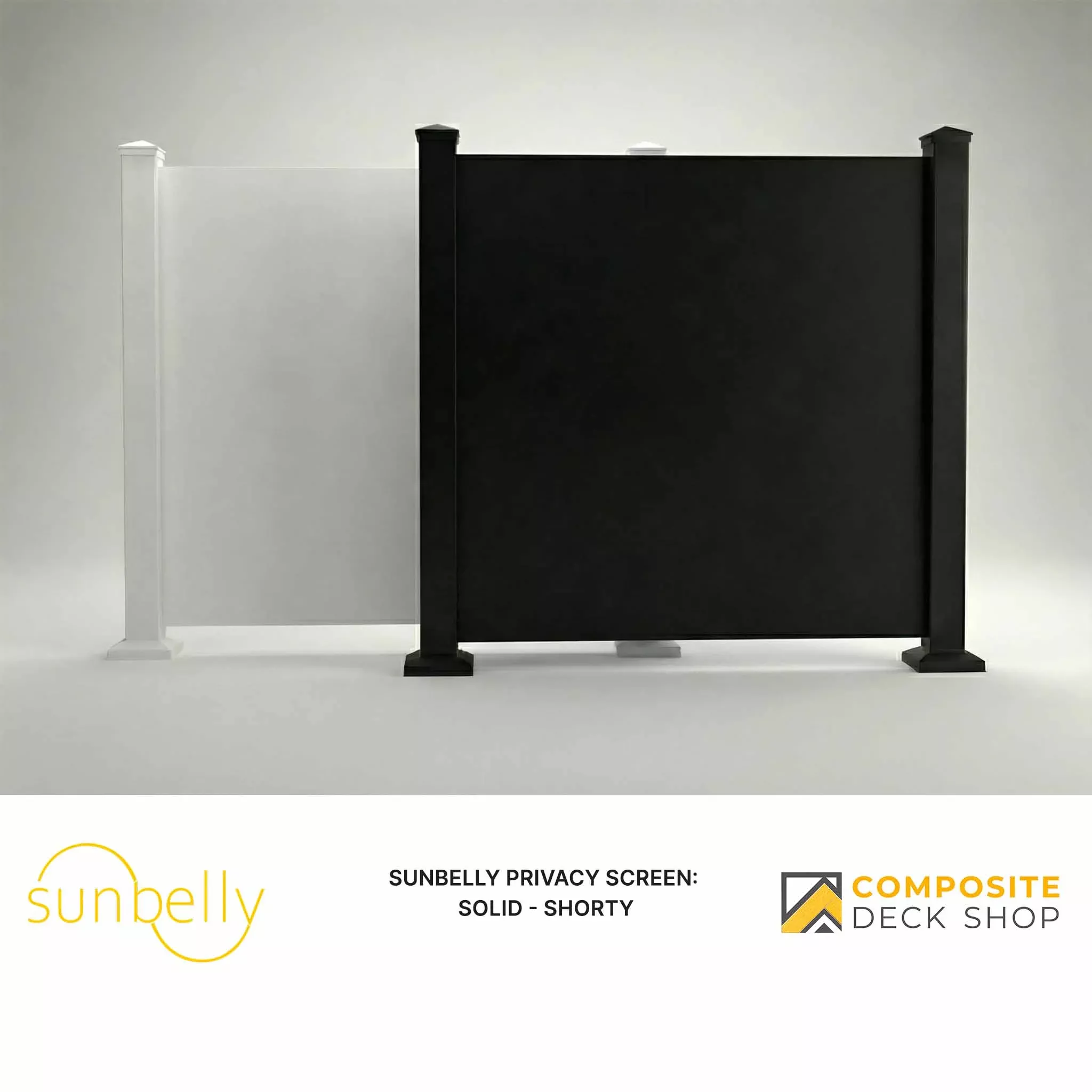 Sunbelly Privacy Screen - Solid - Shorty