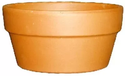 Terra Cotta Bulb Pan Pot, 8.28 In.