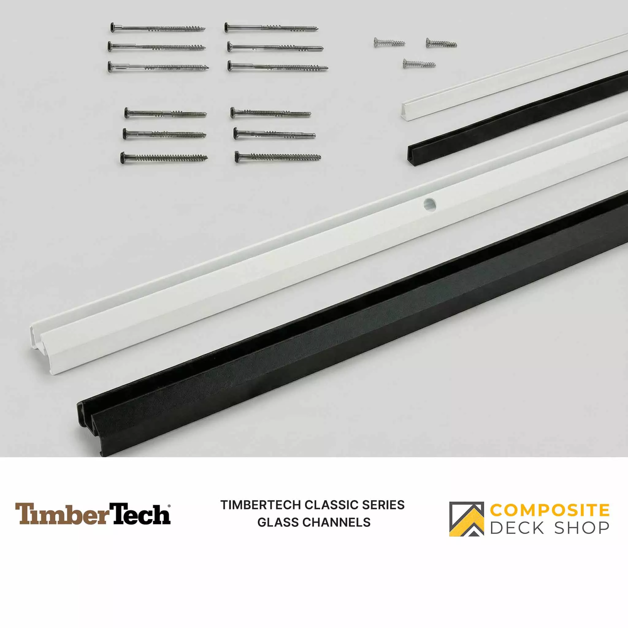 TimberTech Classic Series - Glass Channels (Gloss)