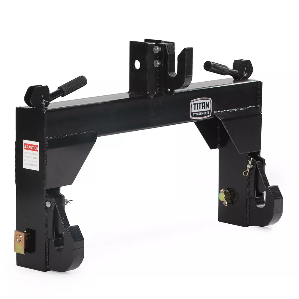 Titan Category 2, 3 Point Black Quick Hitch