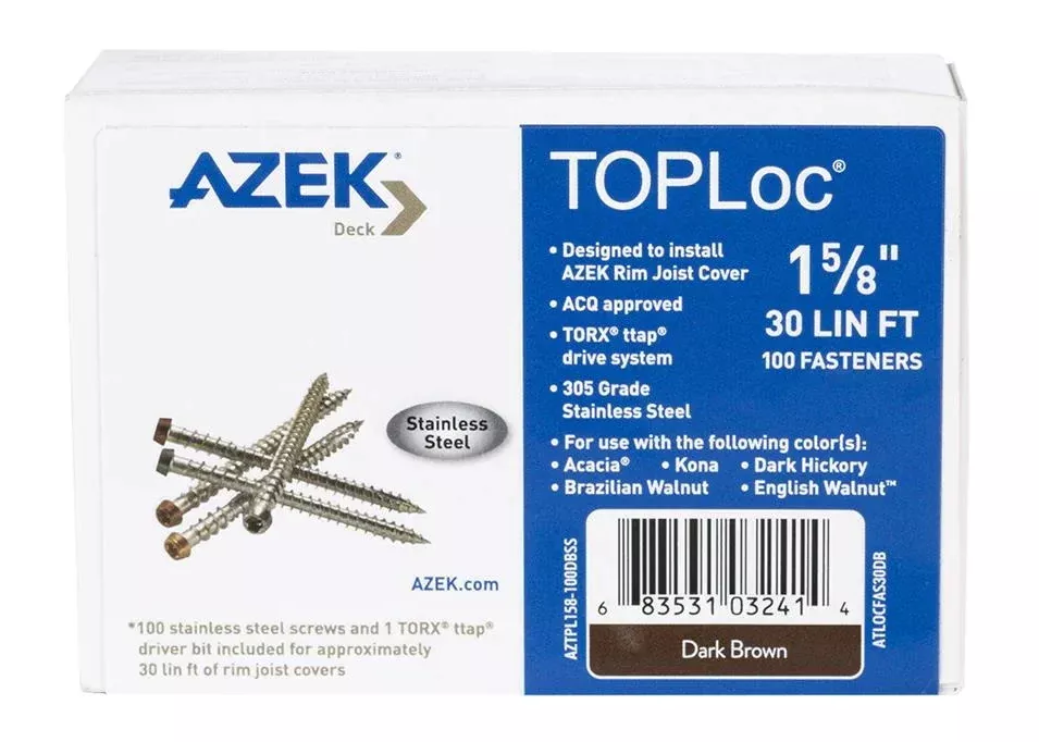 TOPLoc Fascia Screws - Azek