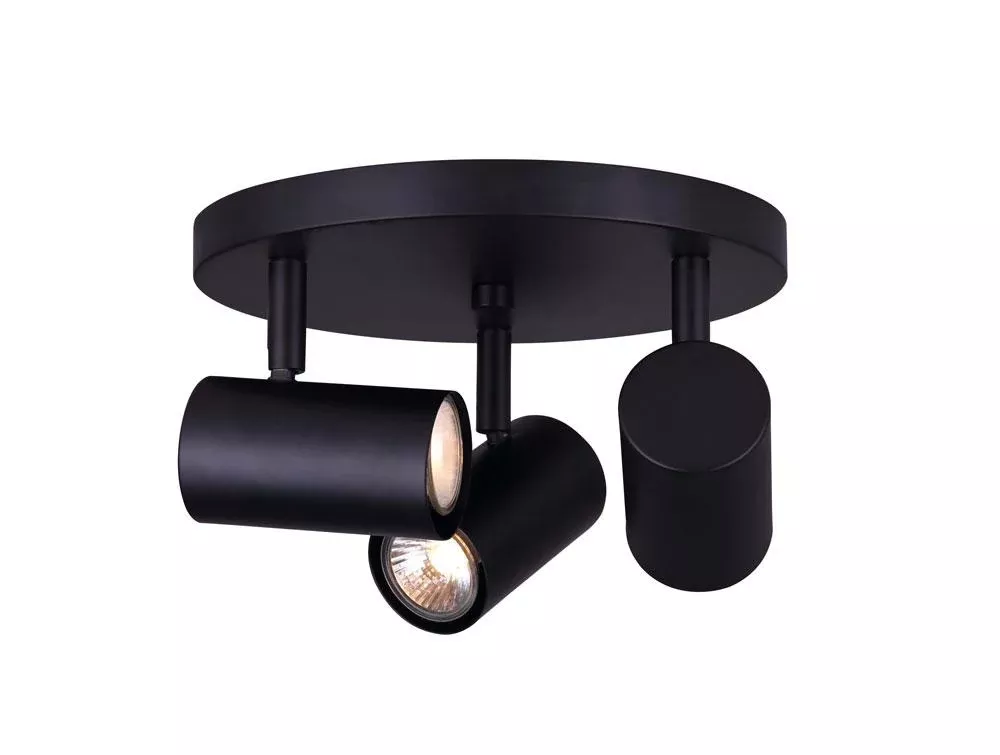 Track Light - Canarm MARENA 3-Light Ceiling/Wall ICW1022A03BK10