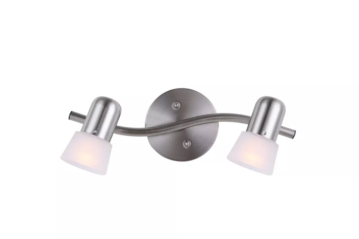 Track Light - Canarm OMNI Brushed Pewter 2-Head IT5251