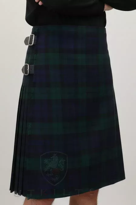 Traditional Kilt - Premium Wool, Black Watch