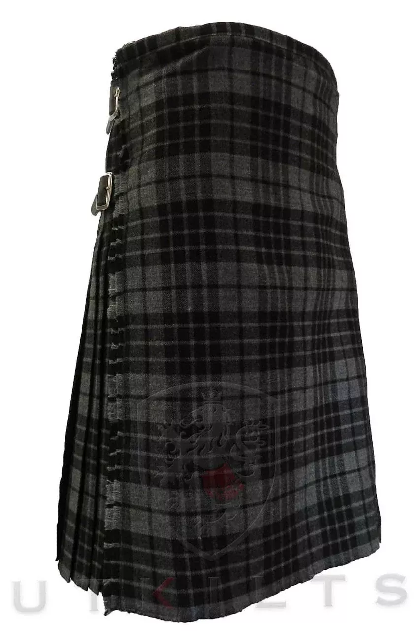 Traditional Kilt - Premium Wool, Gray Watch