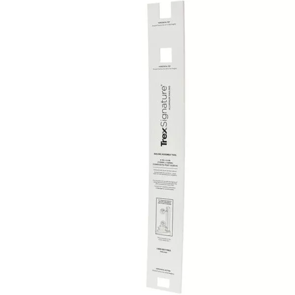 Trex Signature Composite Post Sleeve Installation Template