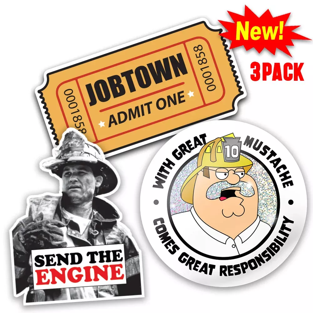 Ultra Firefighter 3 Pack Bundle Decal Sticker