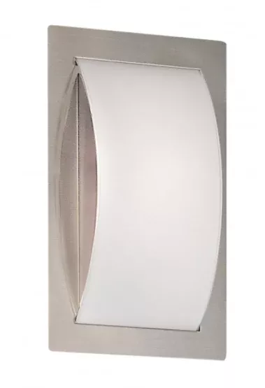Wall Light - Canarm Flat Opal Glass Brushed Pewter RIWL151