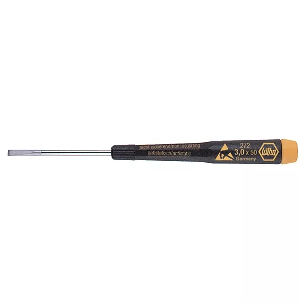 Wiha Tools 27242 4 x 100mm Slotted Precision ESD Safe