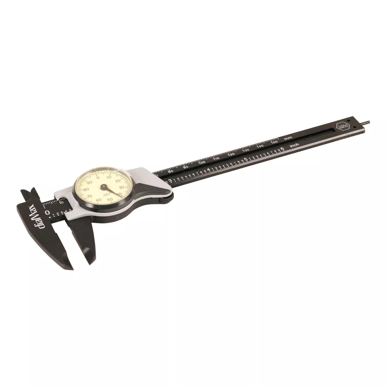Wiha Tools 41104 Dial Caliper DialMax SAE 6 Inch
