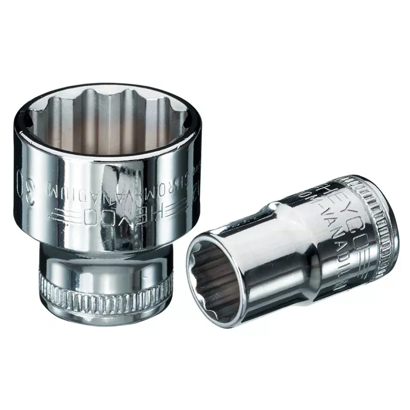 Wiha Tools 60210 1/4 x 1" 12 Point 3/8" Socket