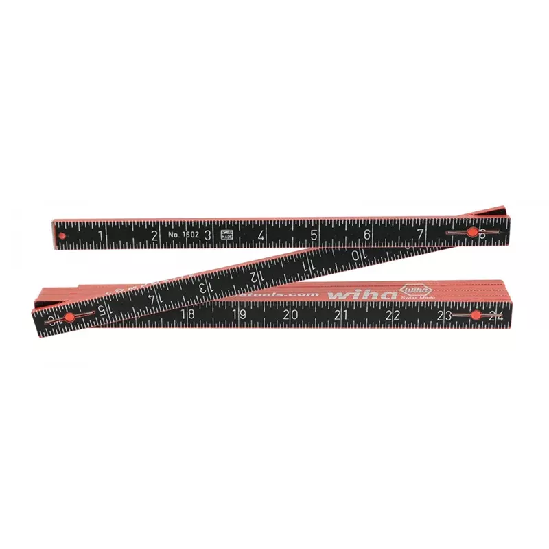 Wiha Tools 61606 Composite MaxiFlex 55" Folding Ruler - Metric/ Inch