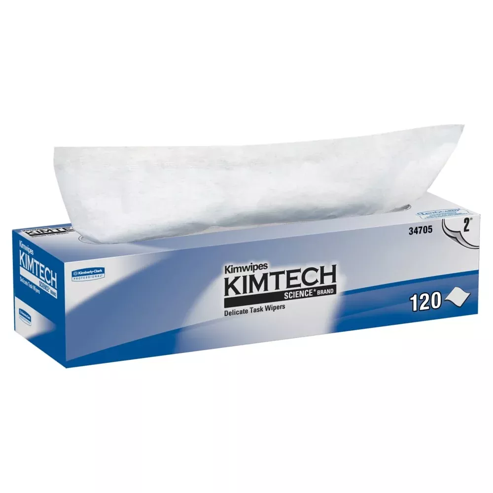 Wipers - Kimtech™ Science Kimwipes Delicate Task Wipers 2 Ply (Case of 15 Boxes), 34705