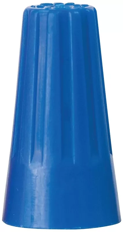 Wire Connector, 22-16 AWG, Blue, Mini, 25-Pk.